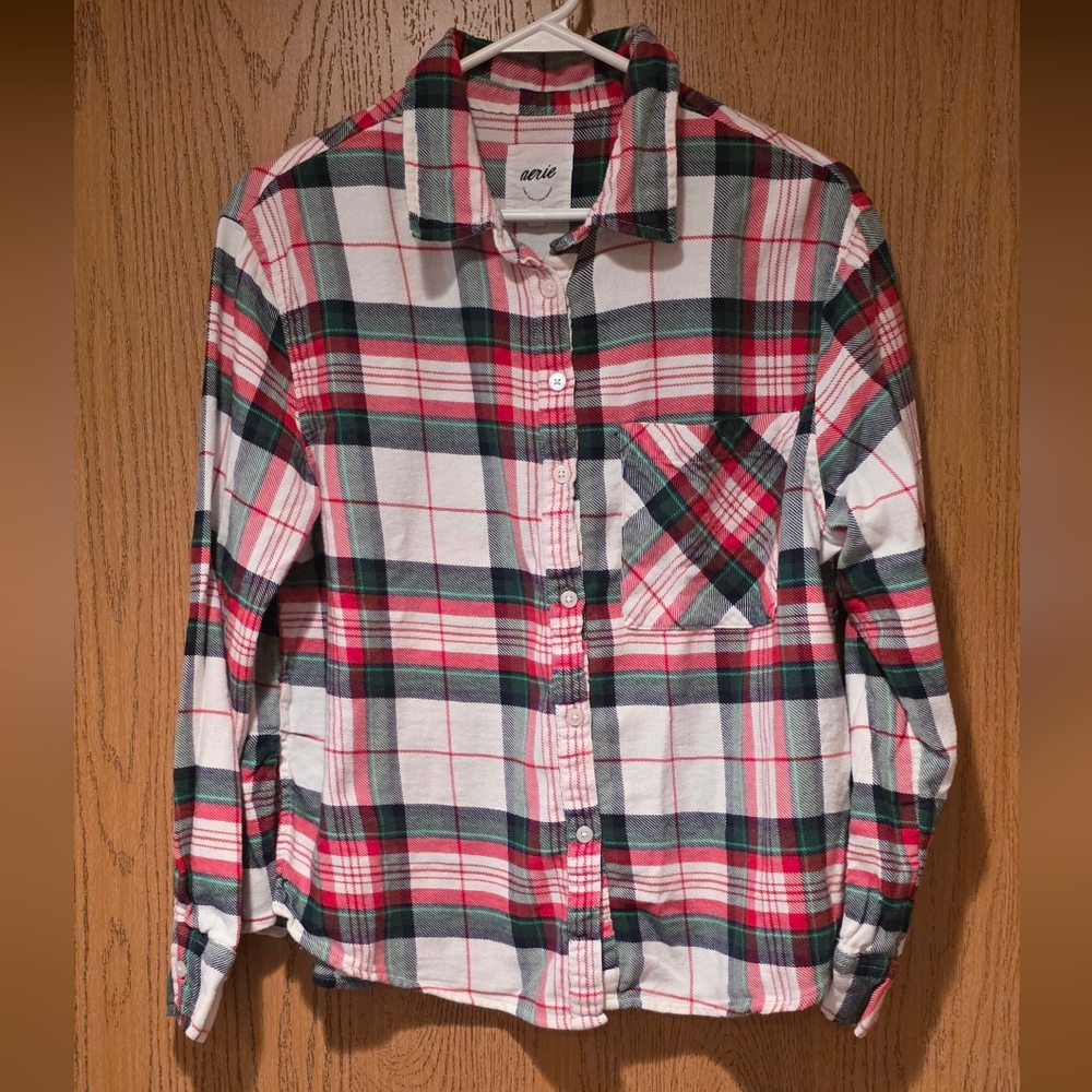 Aerie Multicolor Plaid Shirt